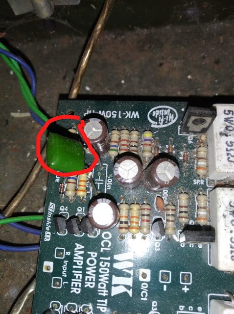 Cara mudah memperbaiki Amplifier tidak ada suara sama sekali (output tidak bisa)