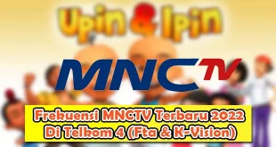 Frekuensi MNCTV Terbaru 2022 Di Telkom 4 (Fta & K-Vision)