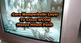 Cara Memperbaiki Layar TV China WCOM Hanya Hitam Putih
