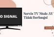 Servis TV Mode AV Tidak Berfungsi
