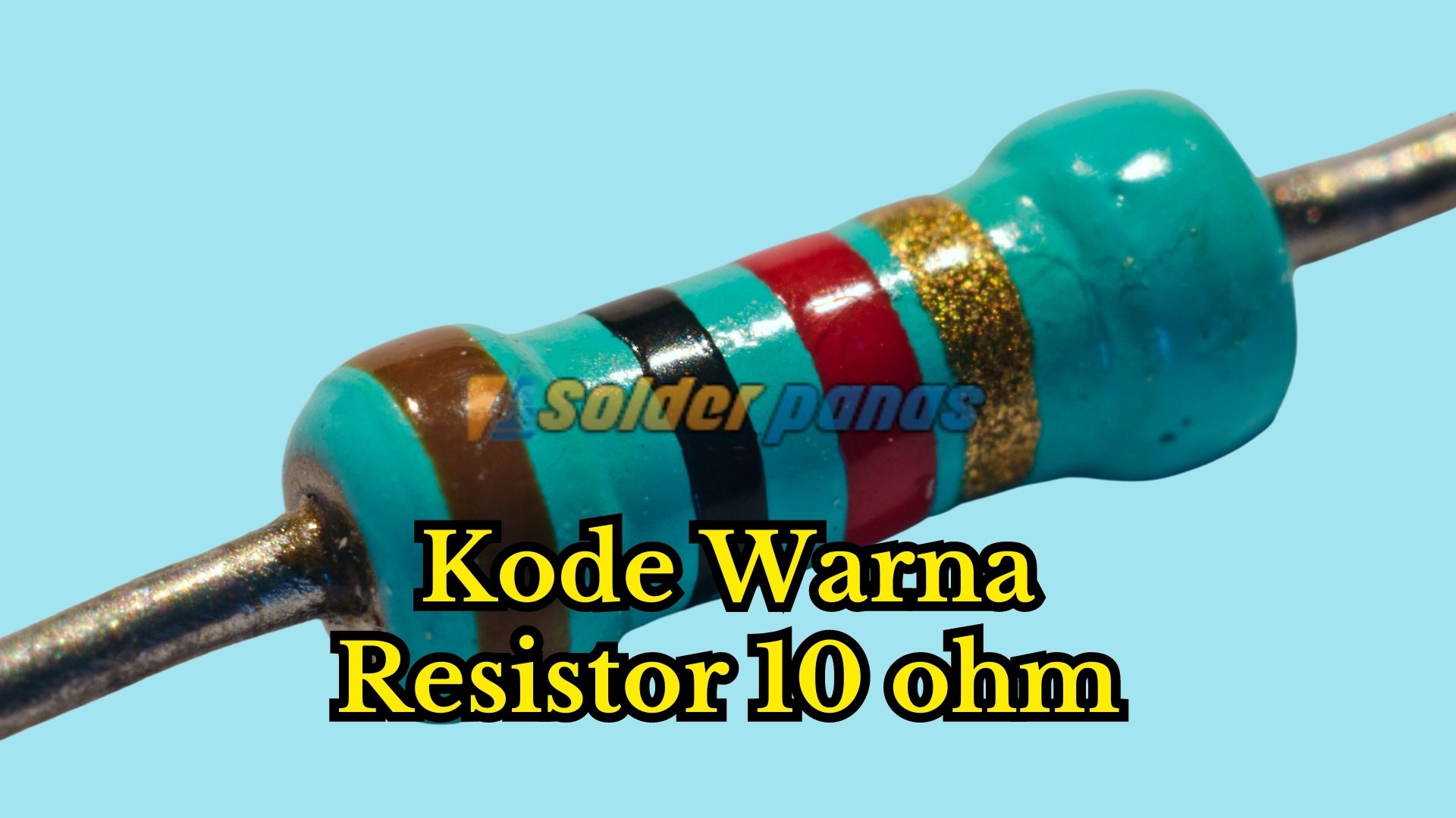kode warna resistor 10 ohm