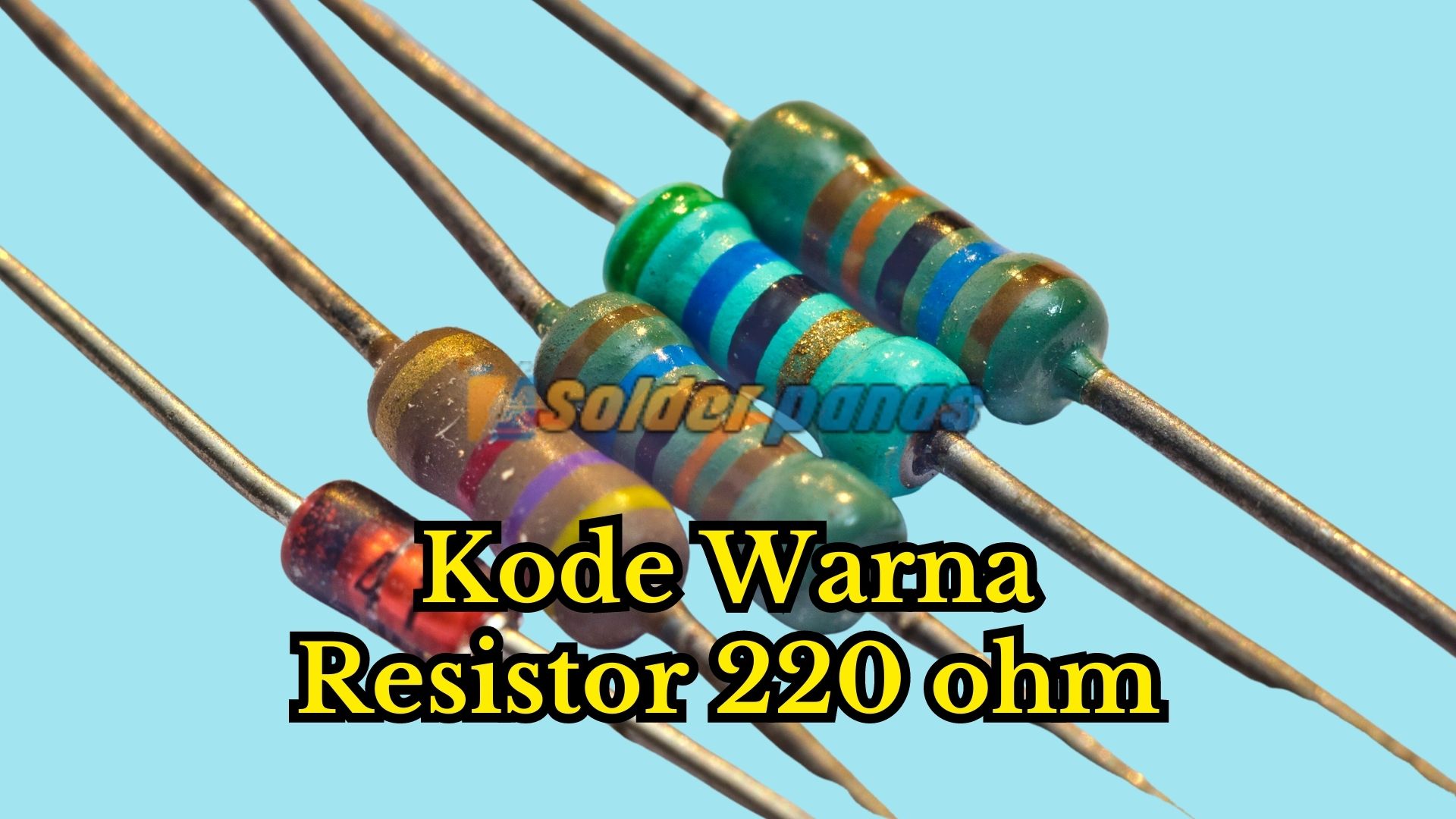 kode warna resistor 220 ohm